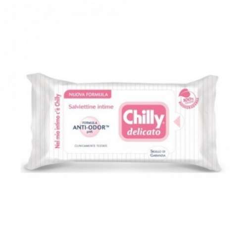 Chilly Delicate Влажные салфетки для интимной гигиены 12 шт